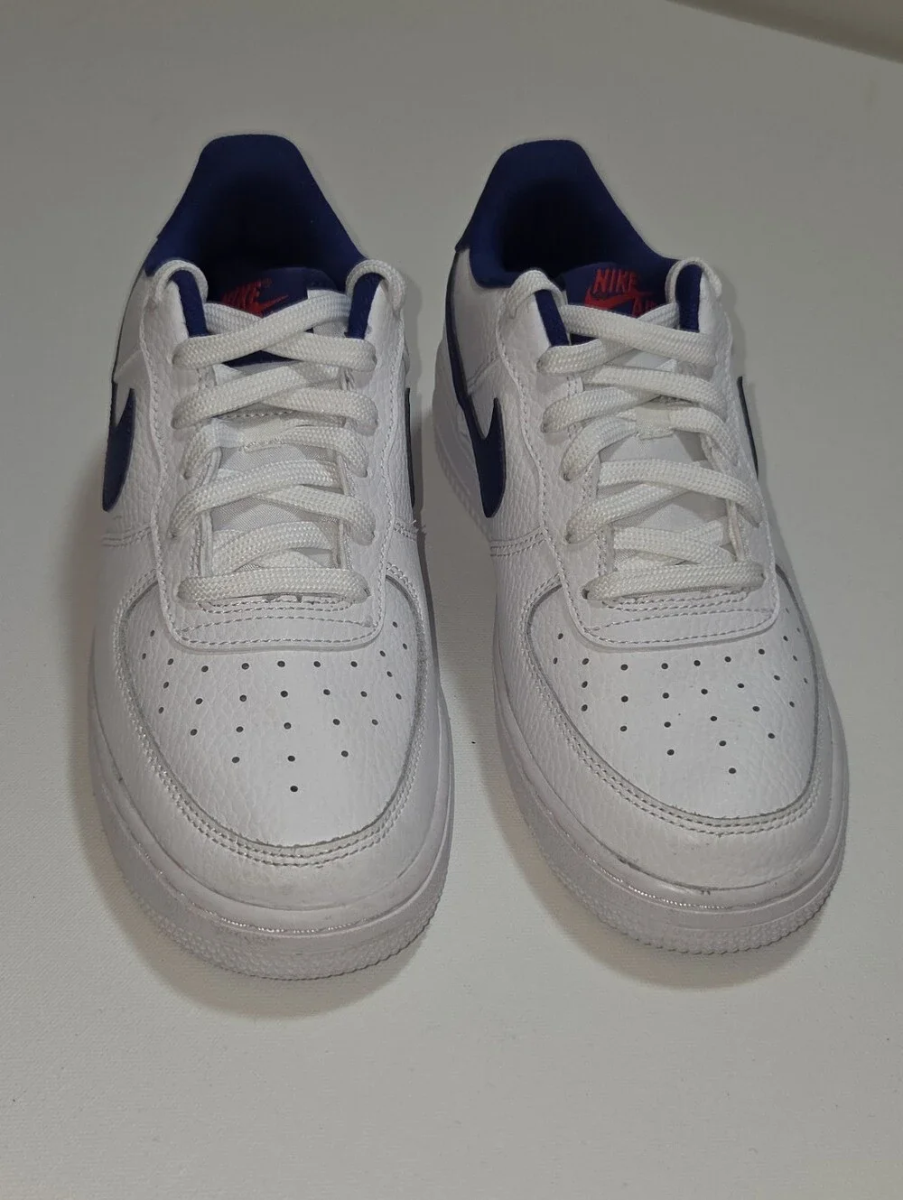 Nike Air Force 1 Low GS 6Y White Royal Blue Red AF1 Retro Streetwear Sneakers